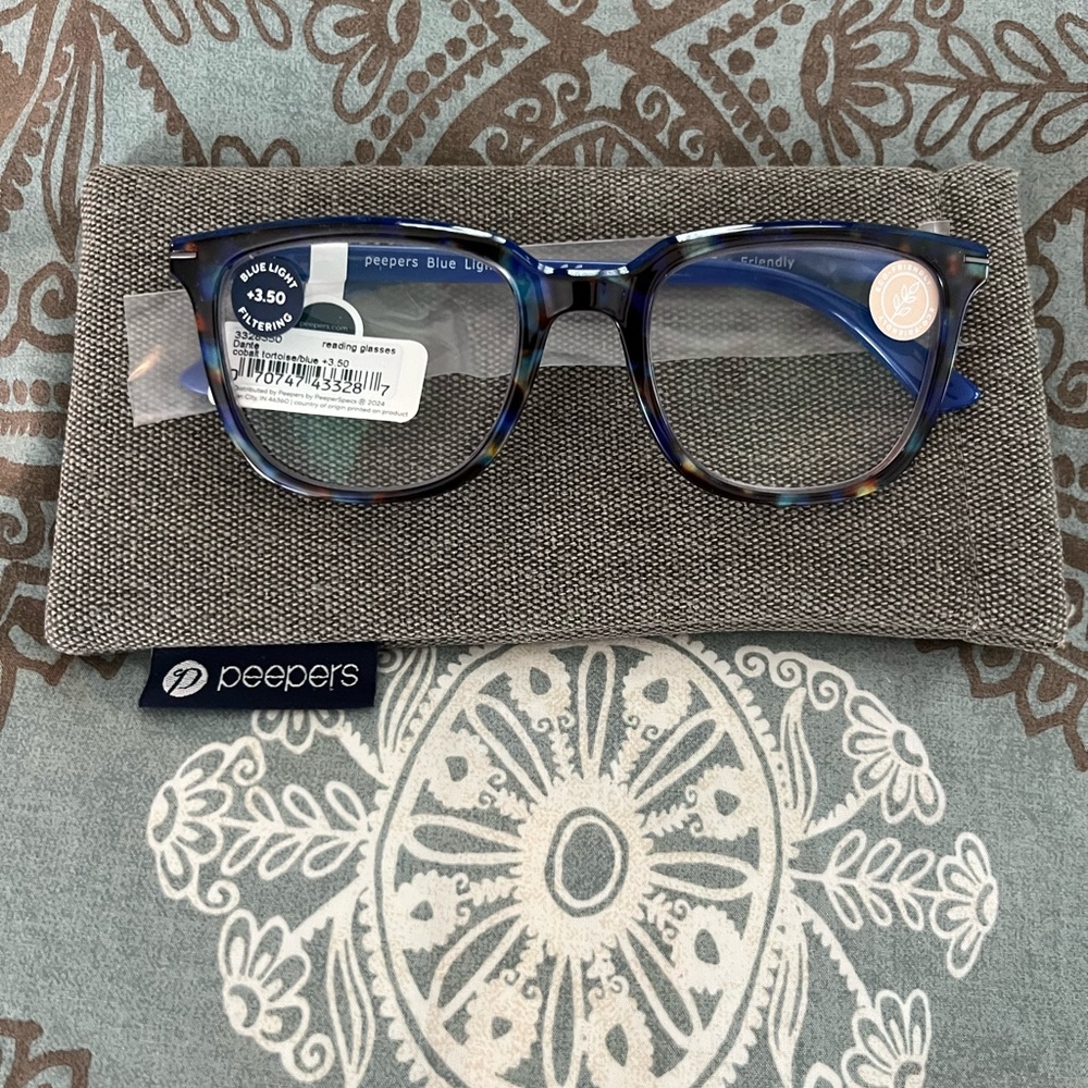 Peepers 3.50 Dante Blue Light Glasses
